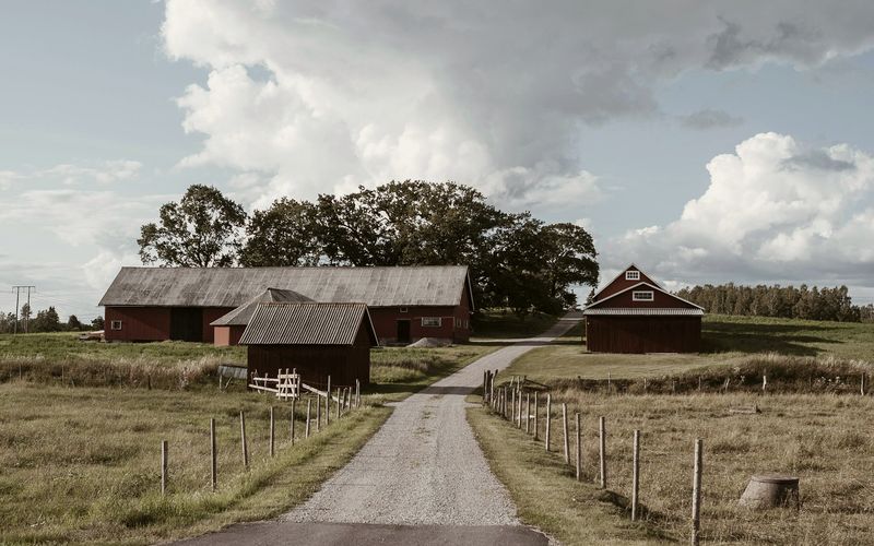 brown barn house